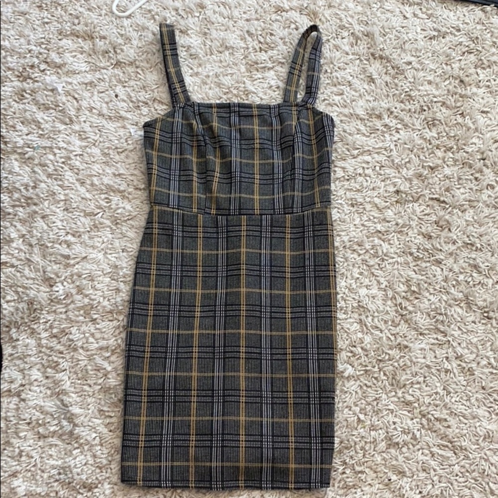 Plaid Mini Dress